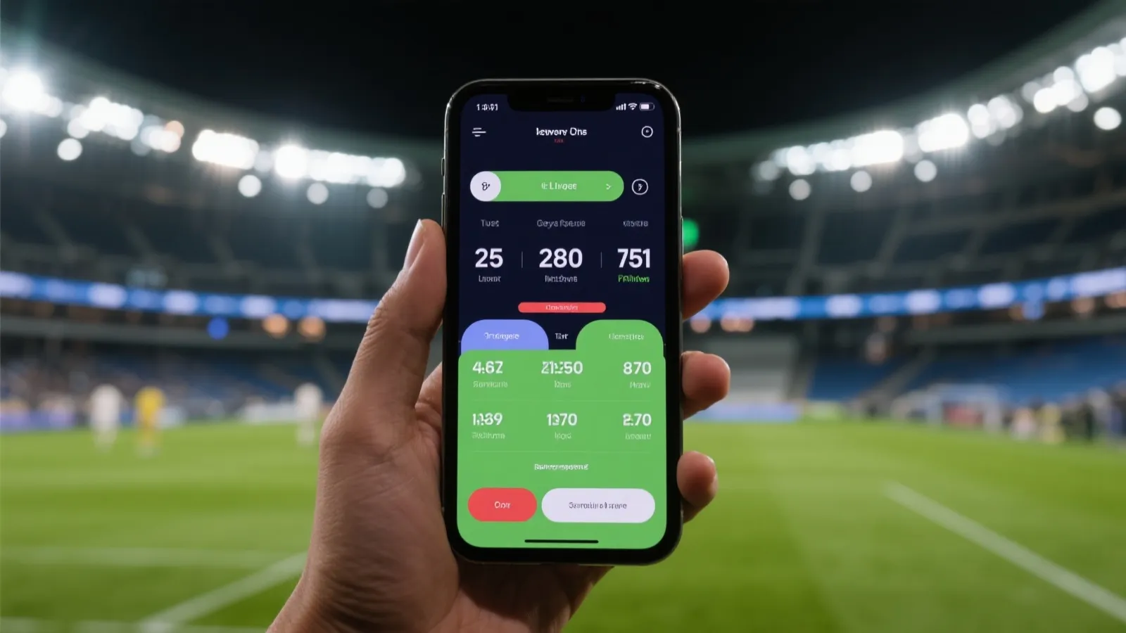 App 实时比分与赛事数据演示