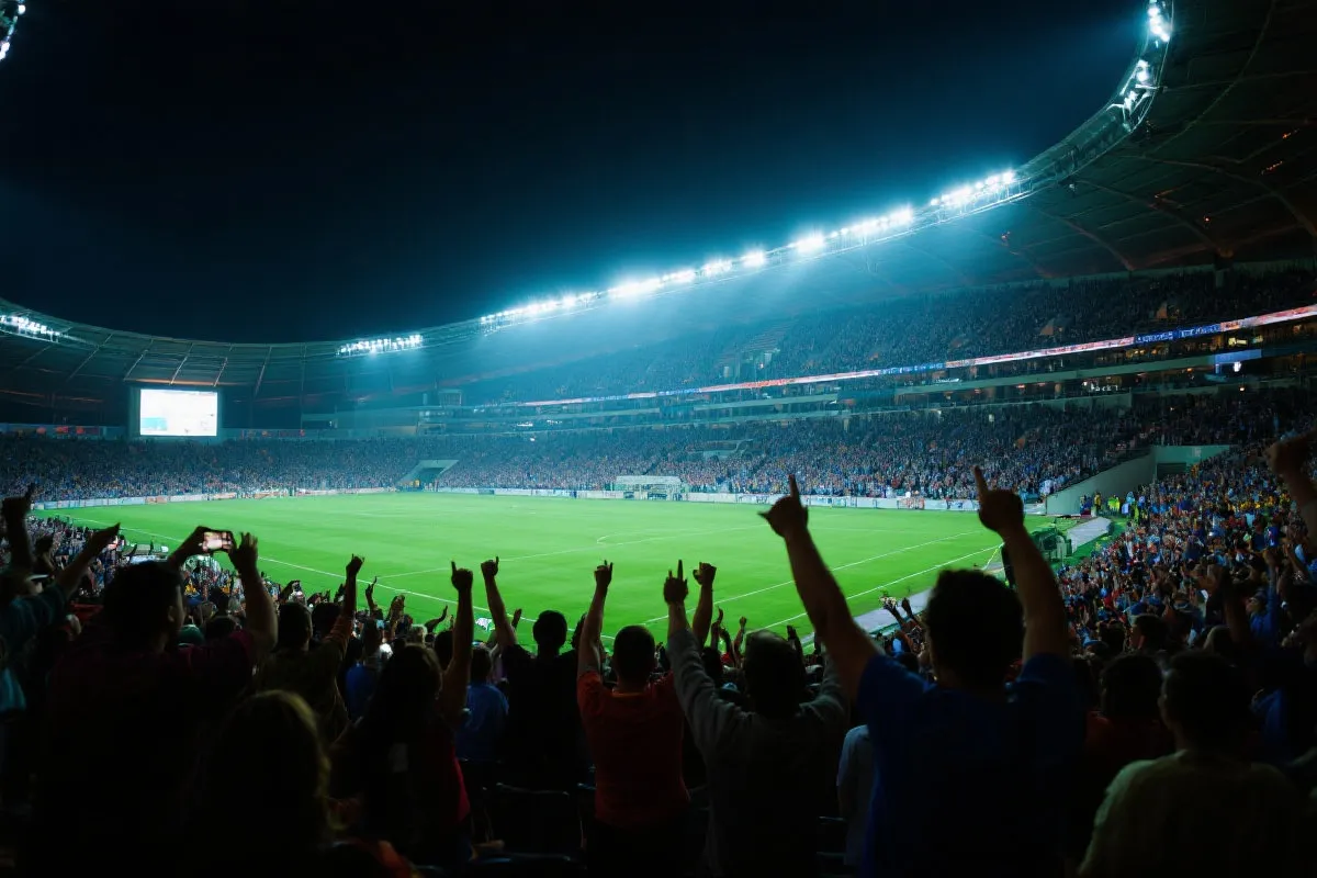 体育现场氛围图